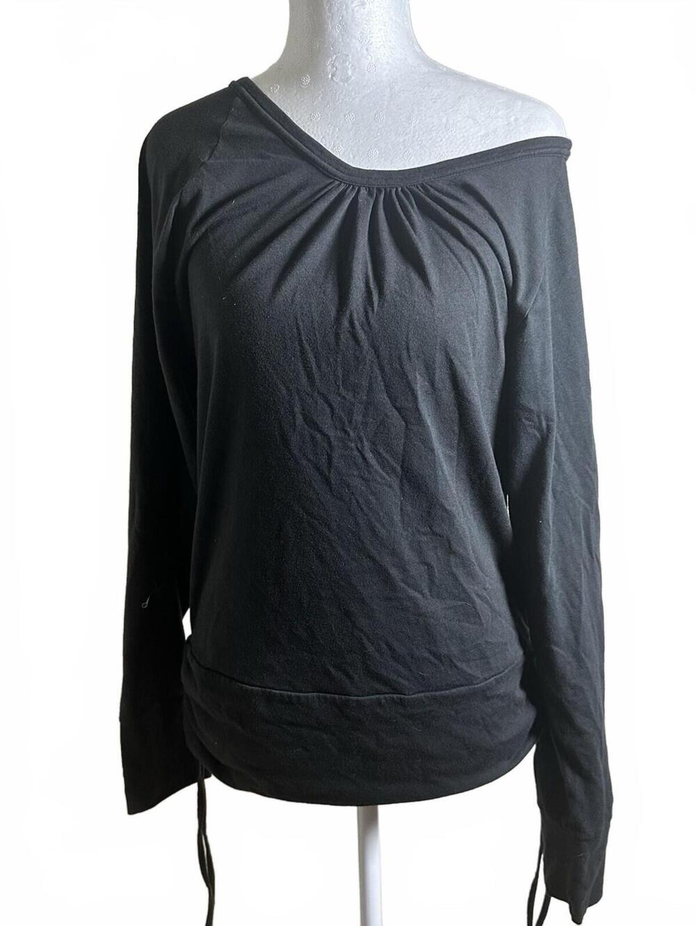 Nike Y2K Alt Goth  Top Burn Out Design Indie Sleaze Work Out Women’s Rare Sz M
